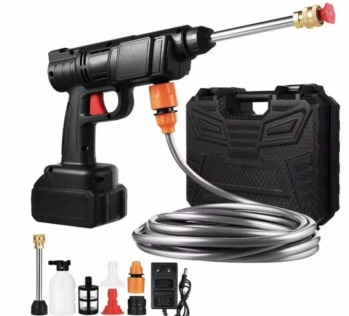 DROPULITRICE PROFESSIONALE CON PRESSIONE CON DOPPIA BATTERIA 48V + VALIGIA