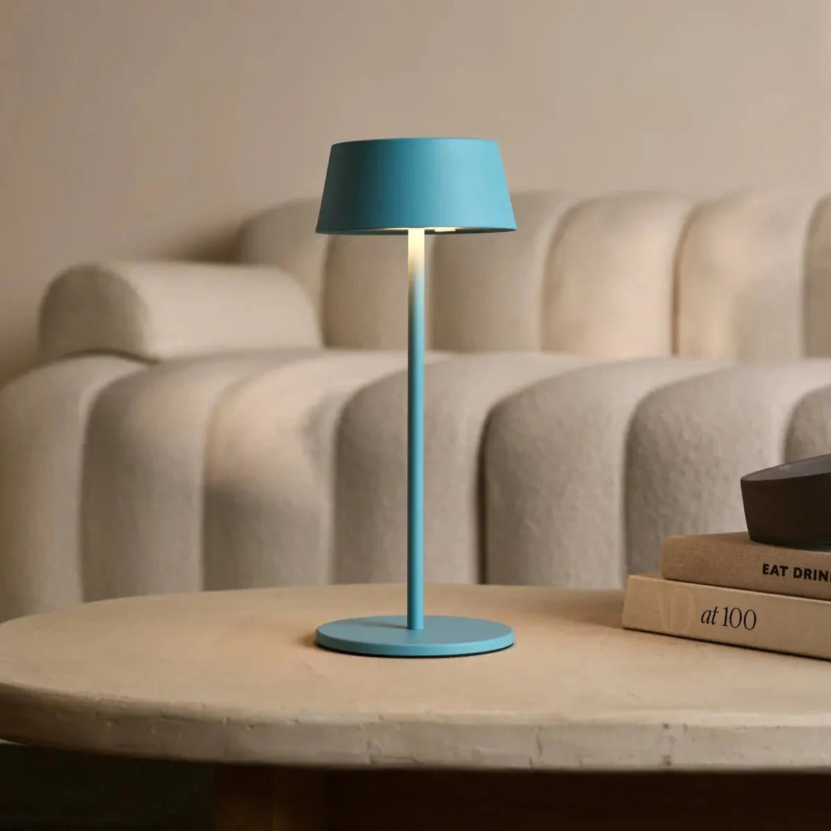 Lampada da tavolo ricaricabile – design wireless con dimmer, 3 livelli di luce e fino a 120 ore di autonomia luminosa