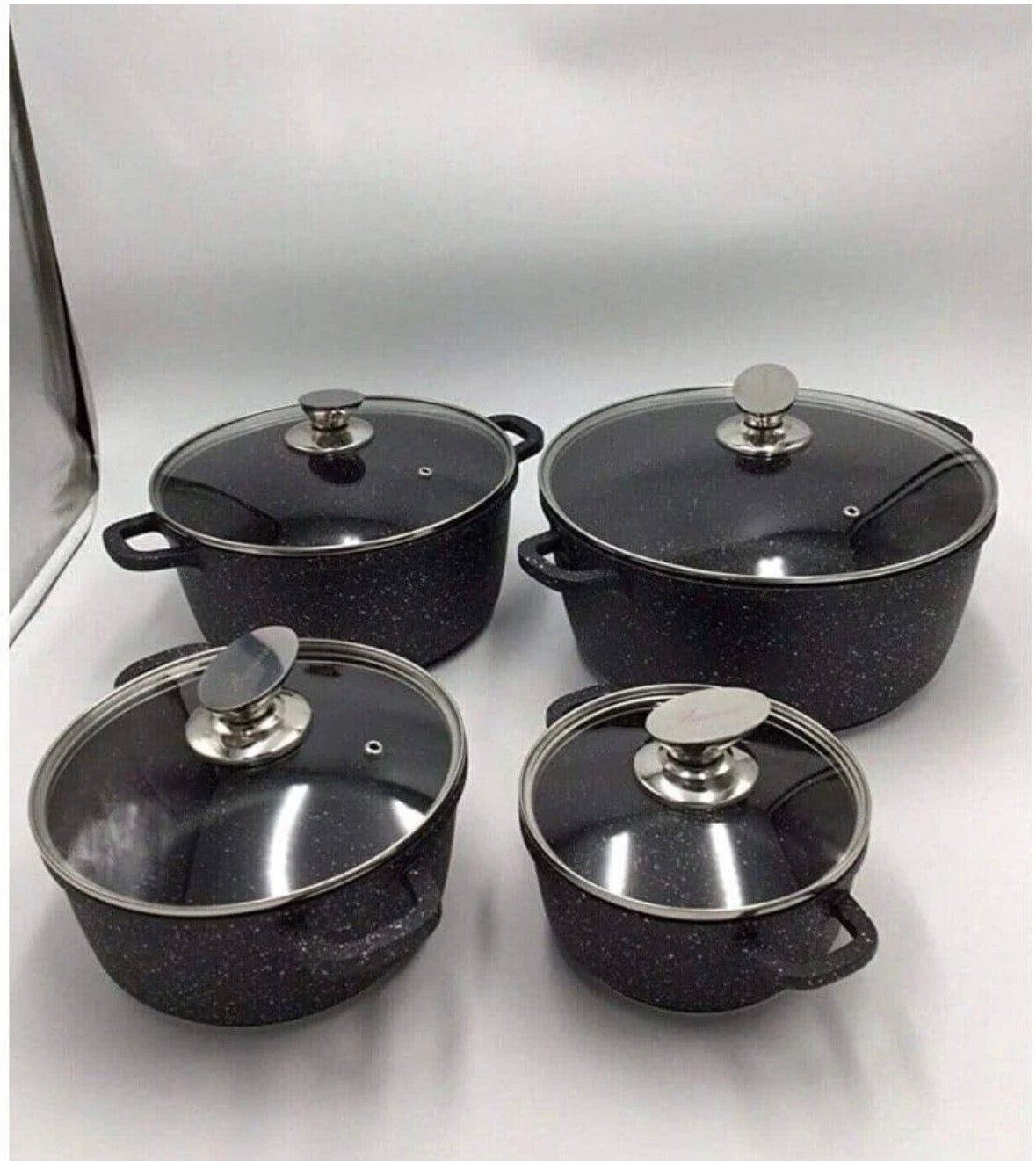 Batteria di pentole Bavaria 26 pezzi in pietra lavica biologica