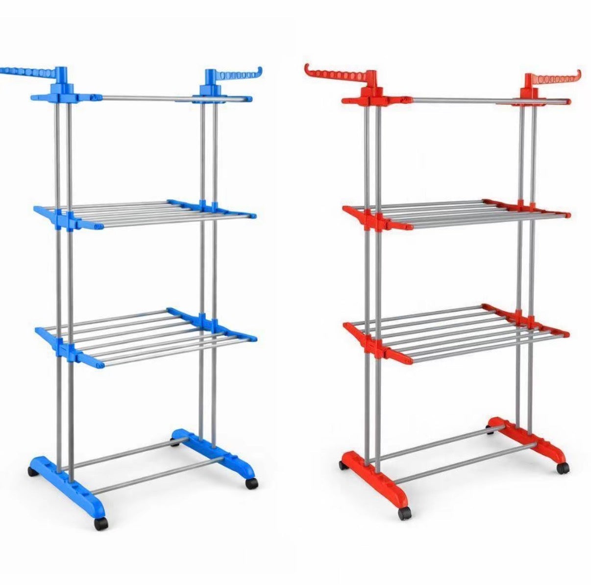 Stendino a Torre Salvaspazio con Ali Richiudibili e Ruote