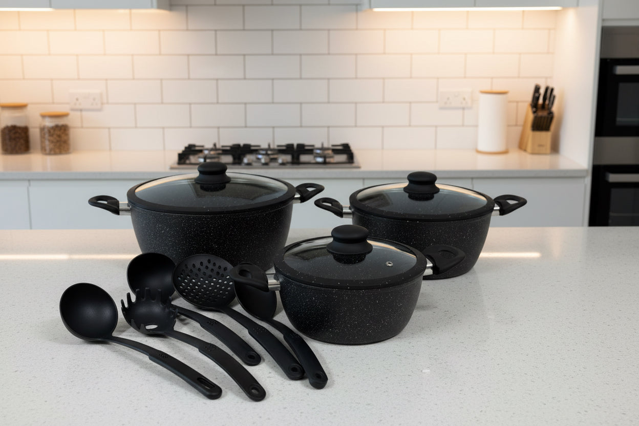 Set casseruole 11 Pezzi bavaria 20 24 28 cm