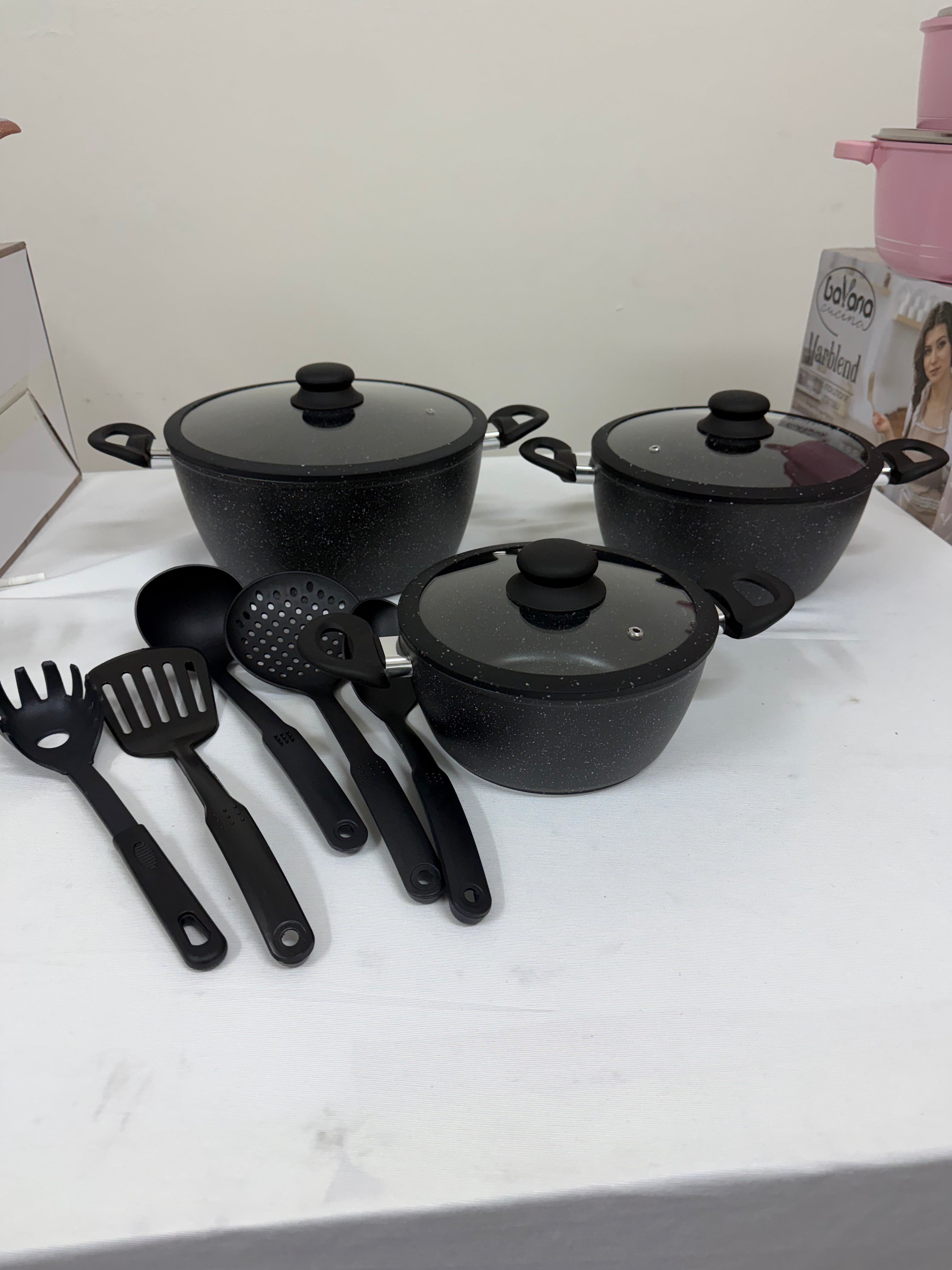 Set casseruole 11 Pezzi bavaria 20 24 28 cm