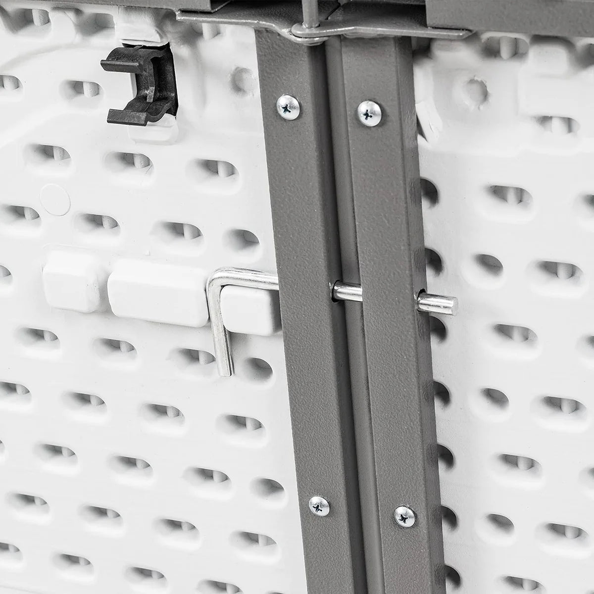 Tavolo Pieghevole Portatile salvaspazio 180x75x74 cm (Bianco)