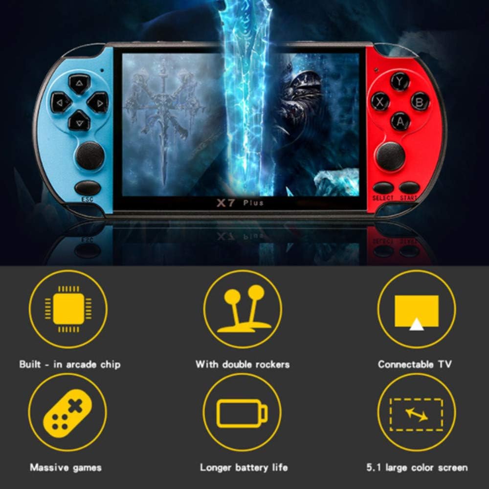 PSP CONSOLE 🕹️ Plus 35000 Giochi 👇 schermo 7 pollici 4k 128 Gb