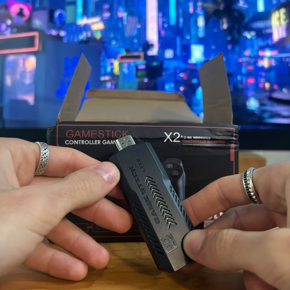 Game Stick Retrò con oltre 35000 giochi 128 Gb con 2 Joystick
