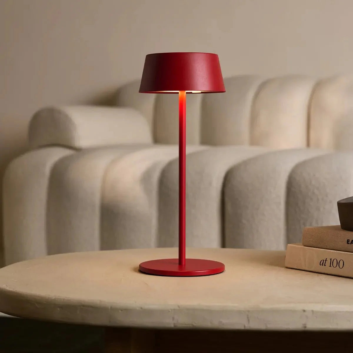 Lampada da tavolo ricaricabile – design wireless con dimmer, 3 livelli di luce e fino a 120 ore di autonomia luminosa