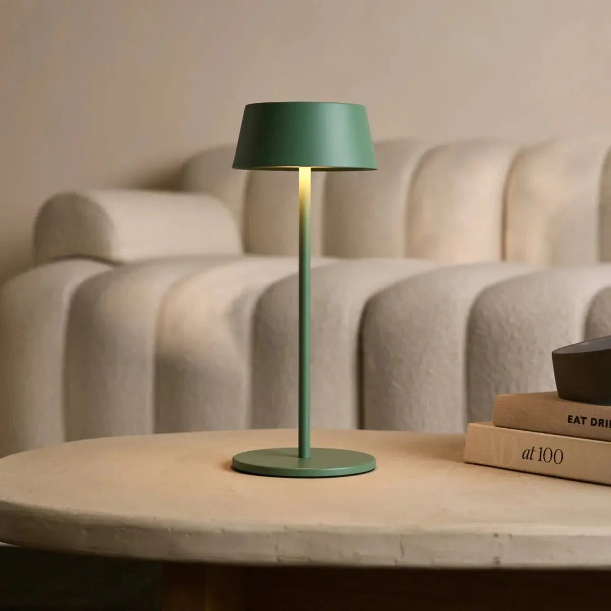Lampada da tavolo ricaricabile – design wireless con dimmer, 3 livelli di luce e fino a 120 ore di autonomia luminosa