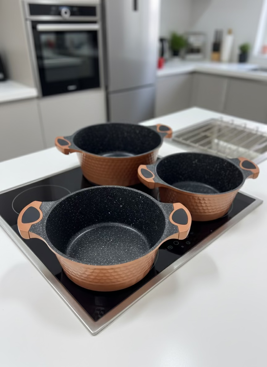 Casseruole In Pietra Lavica 20 CM 24CM 28CM ottime per tutti i piani di cottura