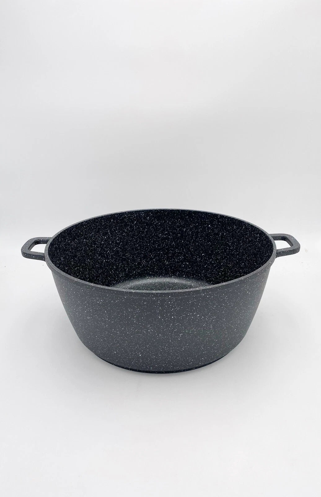 Casseruola 36cm Bavaria In Antiaderente Pietra Con Coperchio In Vetro Induzione