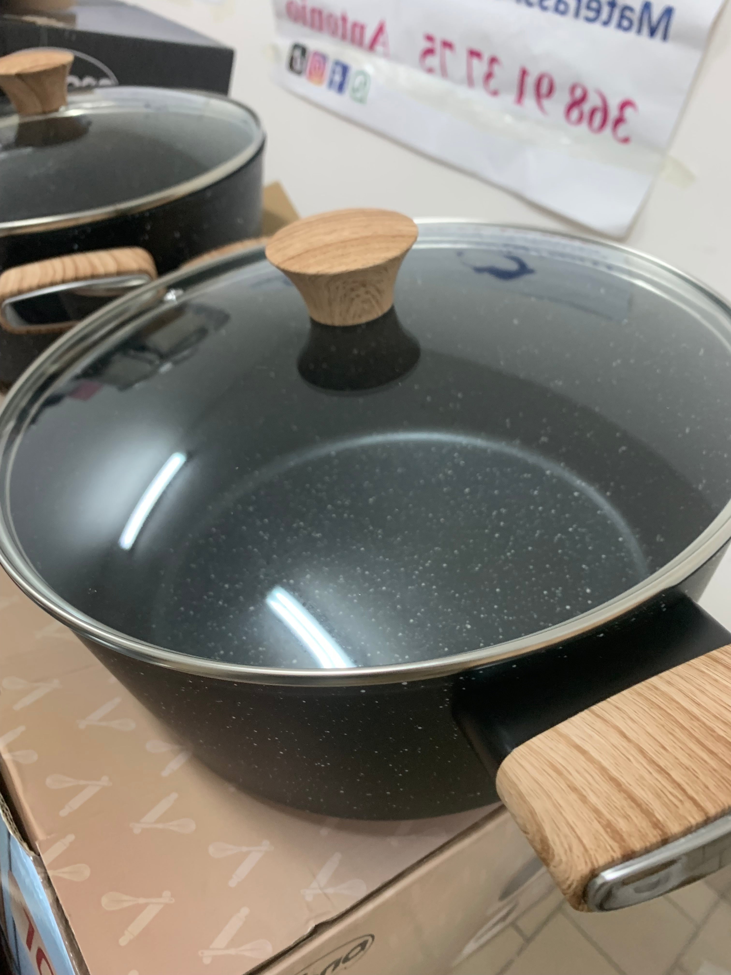 Set 10 Pezzi Casseruole Bavaria – 28cm , 26 cm, 24 cm ,22 cm ,20 cm