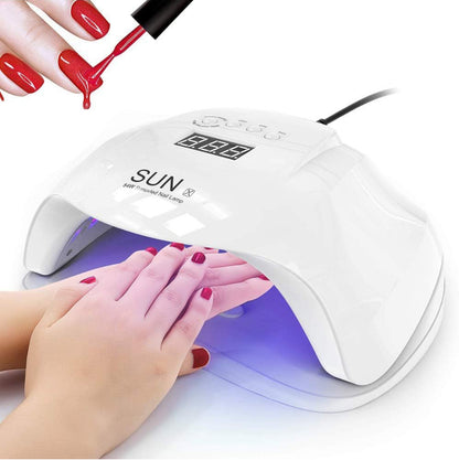 54W UV LED Nail Lamp for UV Gel Professional Nail Lamp for Manicure and Pedicure Oven