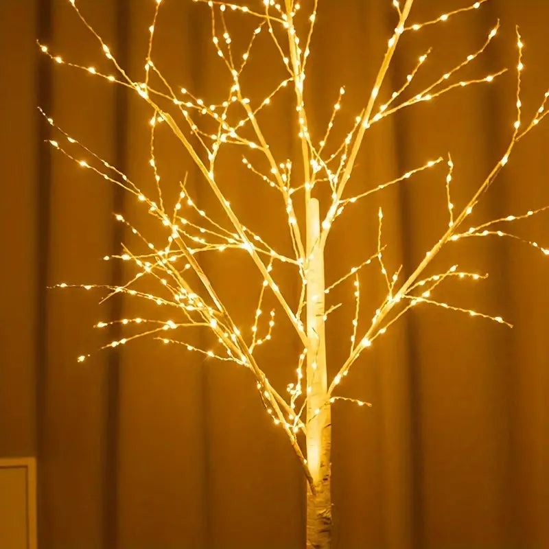 Albero di Luce LED da 150cm - Alimentato USB, Lampada Decorativa Moderna per Natale, Feste & Festival, Decorazioni Natalizie