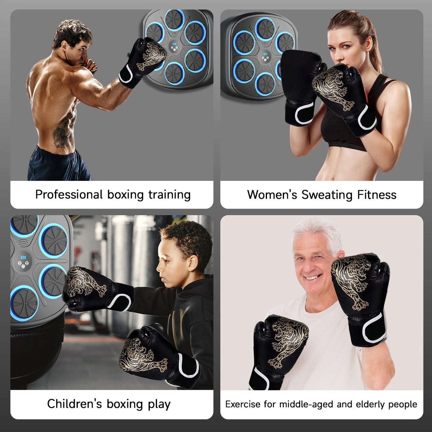 Boxing Machine Bluetooth Music Intelligente