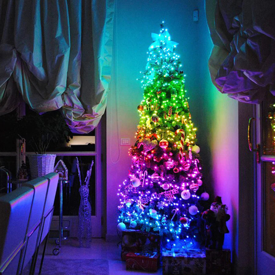 Color Christmas bluetooth RGB Christmas lights 10 meters with app