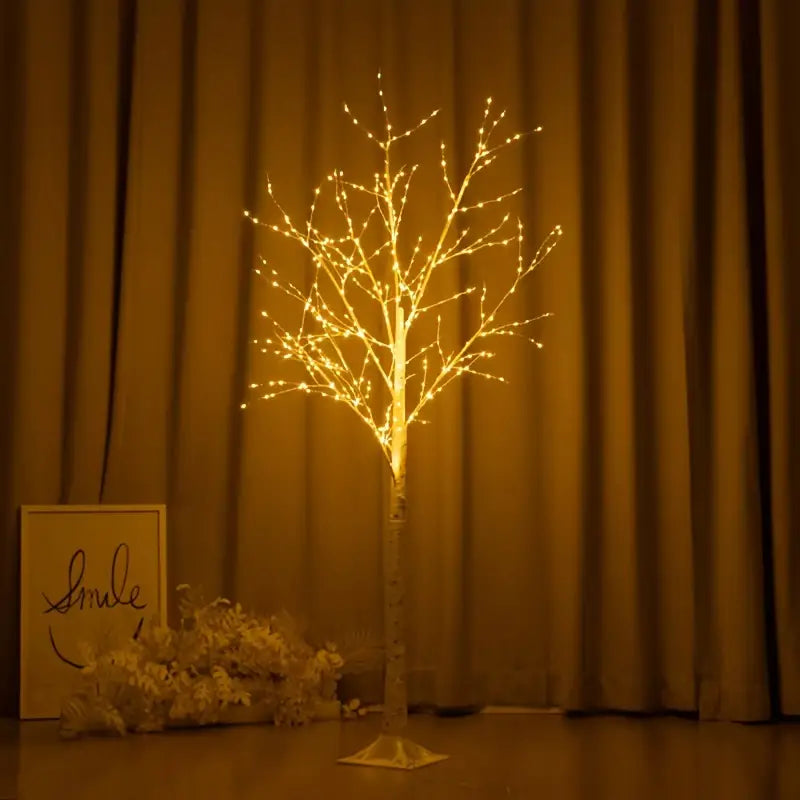 Albero di Luce LED da 150cm - Alimentato USB, Lampada Decorativa Moderna per Natale, Feste & Festival, Decorazioni Natalizie