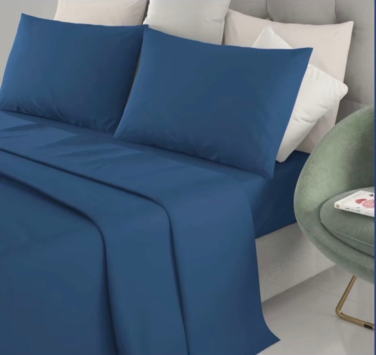 Set Completo Letto Lenzuola Matrimoniali 100 COTONE  Sotto  Angolo Matrimoniale