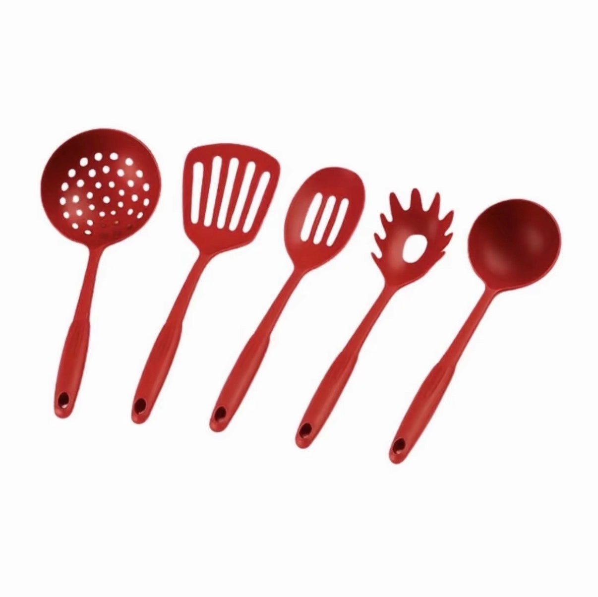 Tris padelle con coperchi in vetro Rosse 20 24 28 cm