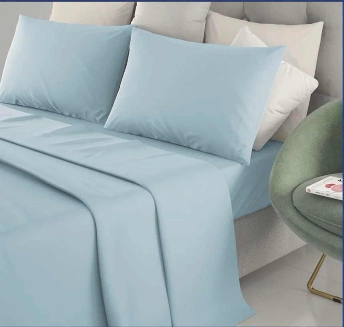 Set Completo Letto Lenzuola Matrimoniali 100 COTONE  Sotto  Angolo Matrimoniale