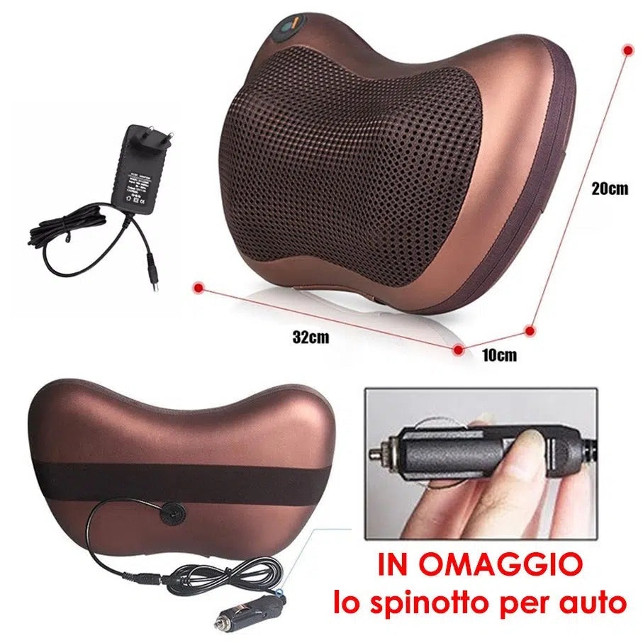 CUSCINO PER MASSAGGIO 2 IN 1 RELAX