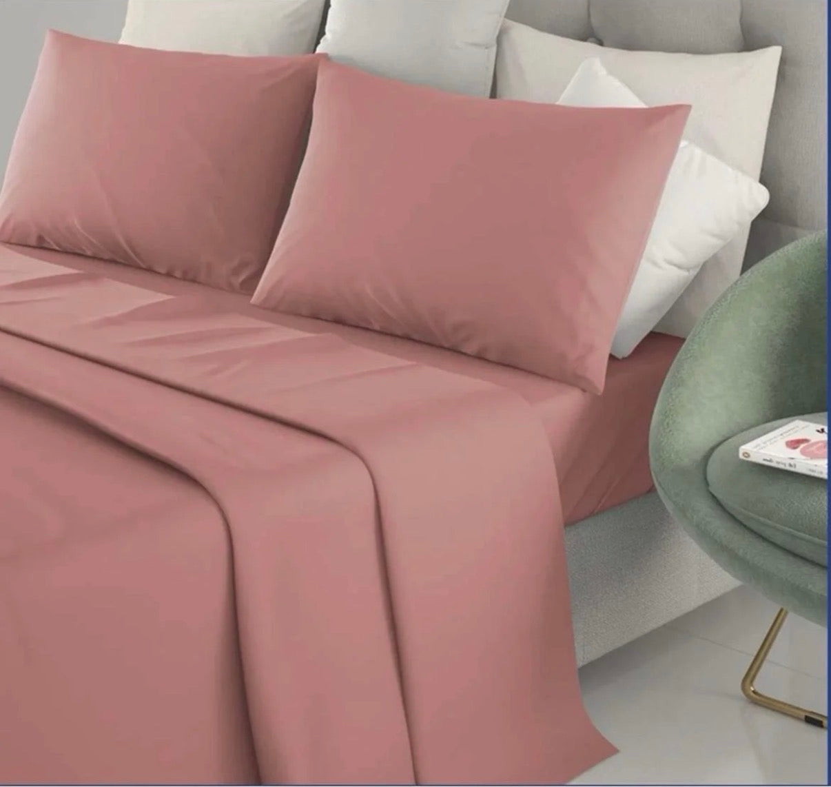 Set Completo Letto Lenzuola Matrimoniali 100 COTONE  Sotto  Angolo Matrimoniale