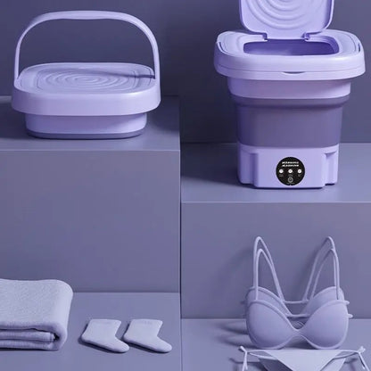 Mini portable ultrasonic washing machine