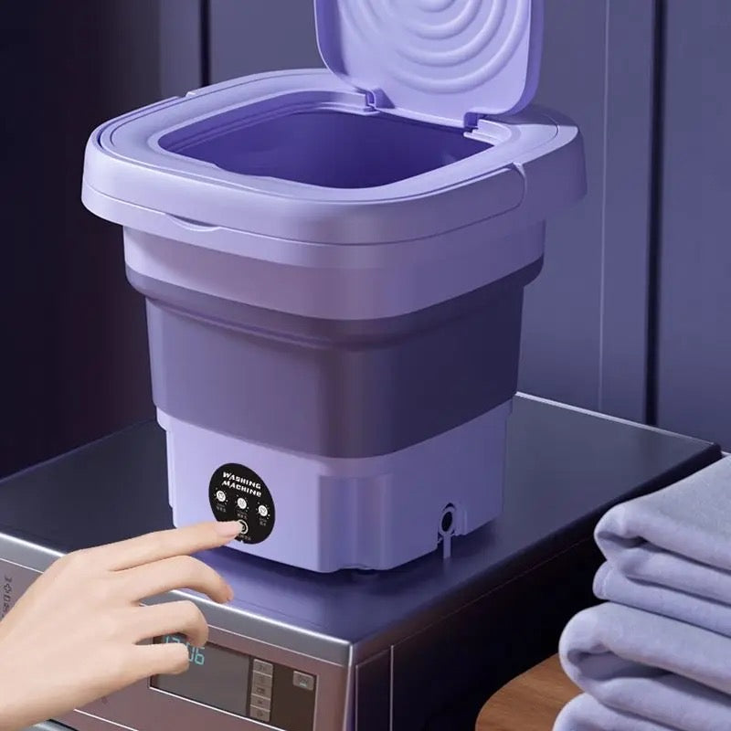 Mini portable ultrasonic washing machine