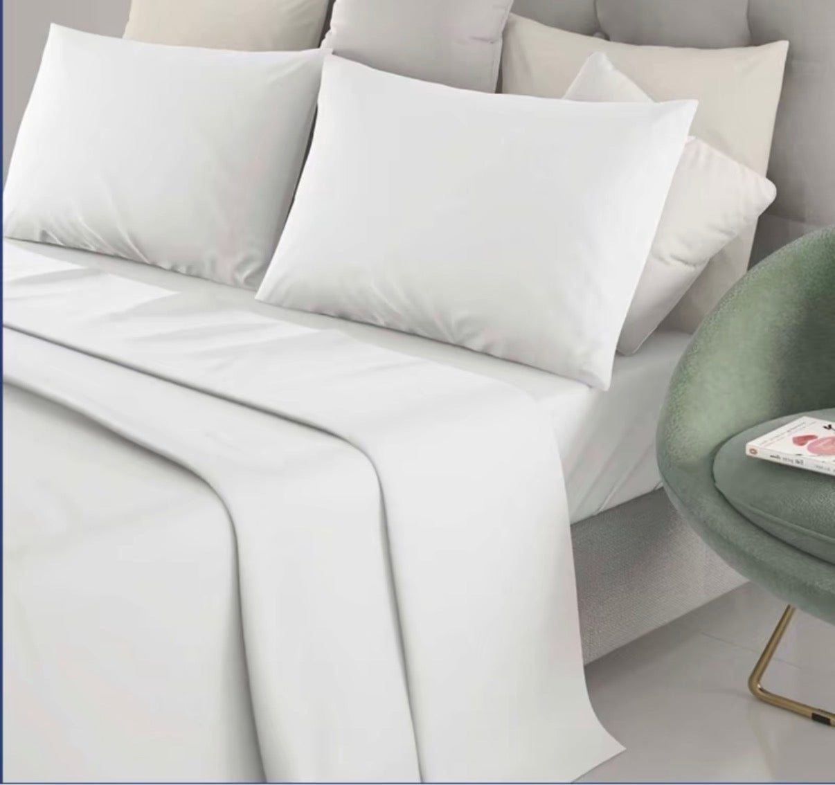 Set Completo Letto Lenzuola Matrimoniali 100 COTONE  Sotto  Angolo Matrimoniale