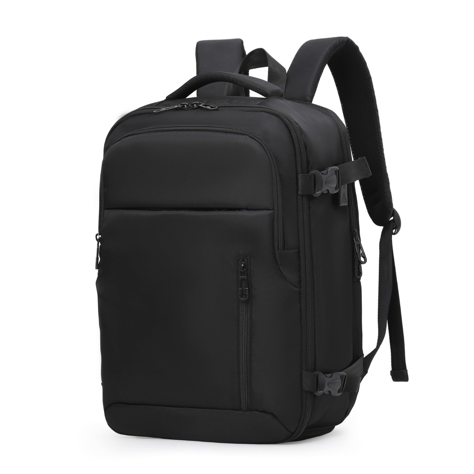 Zaino da Viaggio Compatto 43x30x40 cm con 3 Scomparti Vano Porta Scarpe Tasca Borraccia