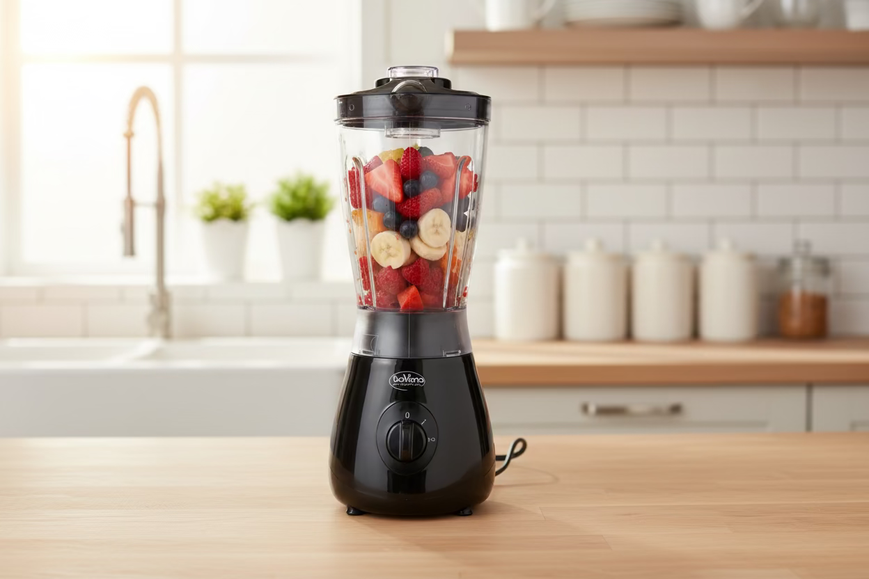 Frullatore con lame in acciaio inox frulla frutta fresca , verdure , Ghiaccio 350W