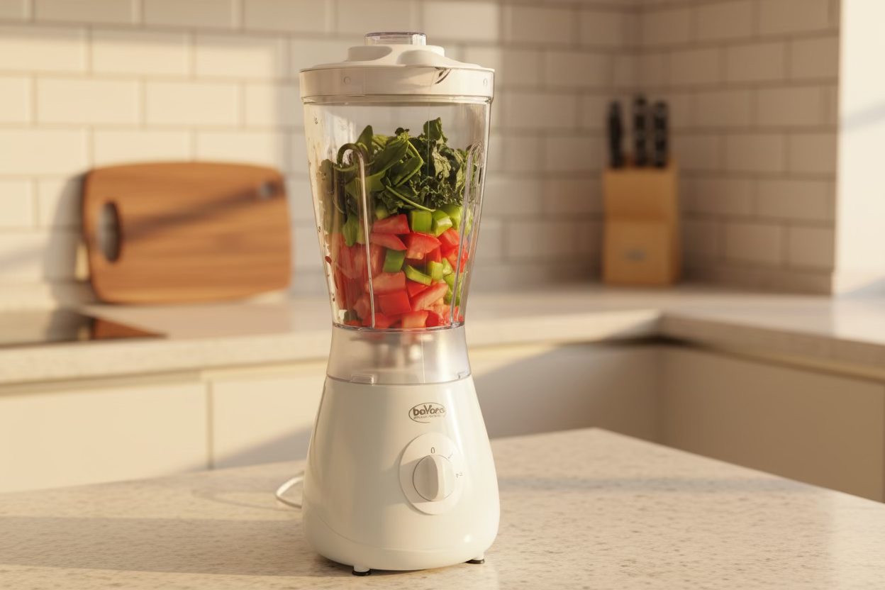 Frullatore con lame in acciaio inox frulla frutta fresca , verdure , Ghiaccio 350W