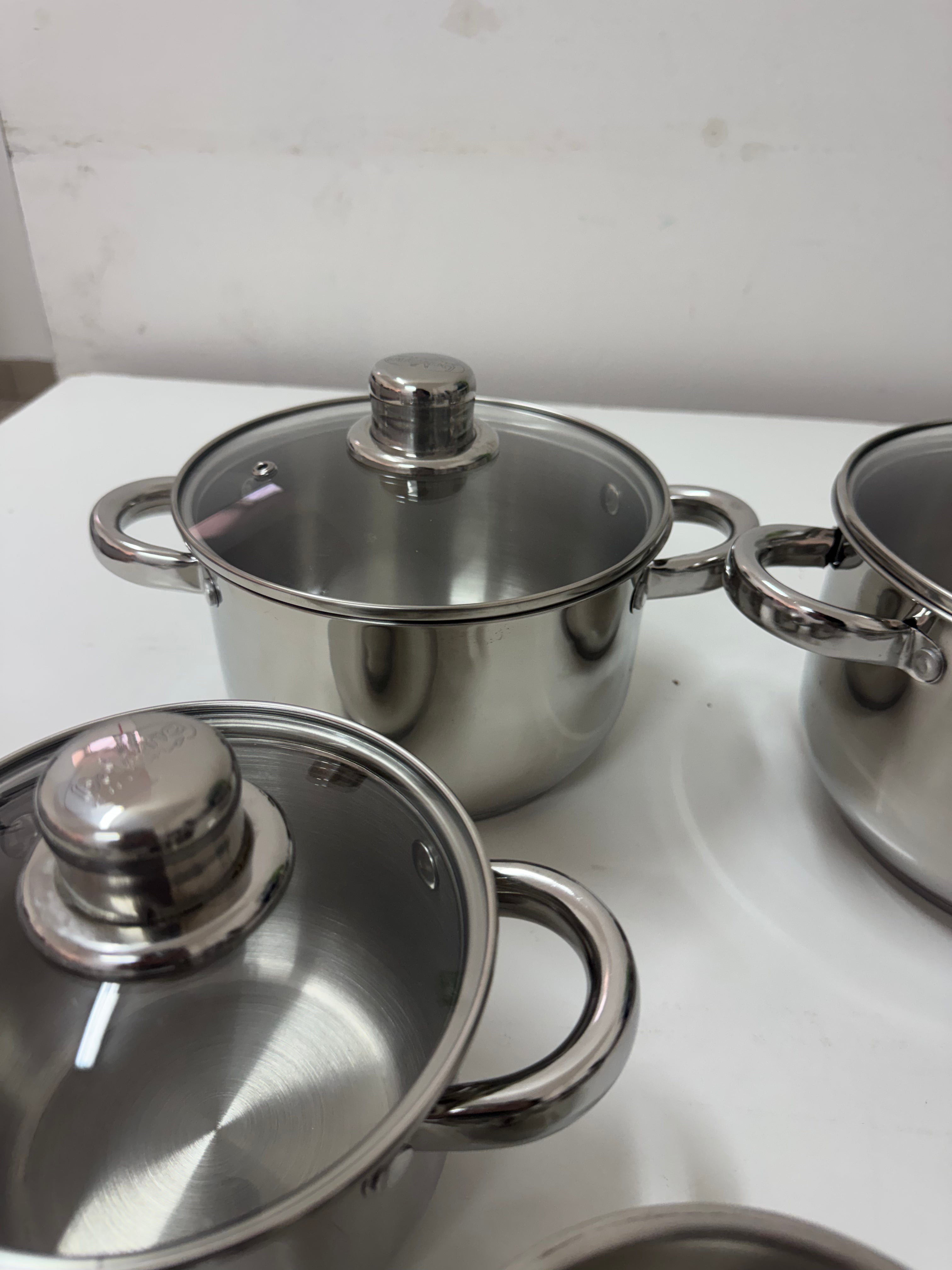 Bavaria 10 pezzi acciao inox pentole