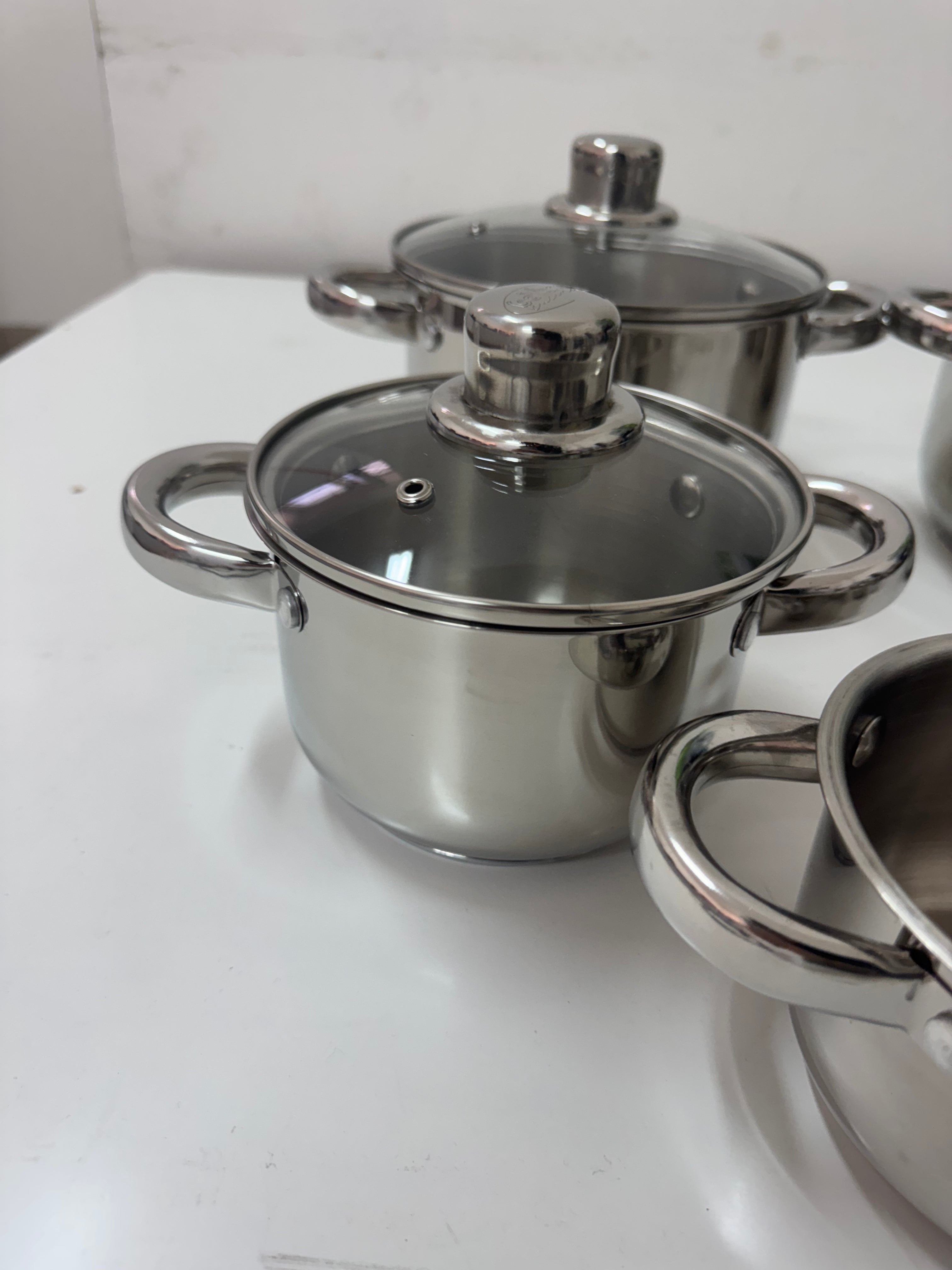 Bavaria 10 pezzi acciao inox pentole