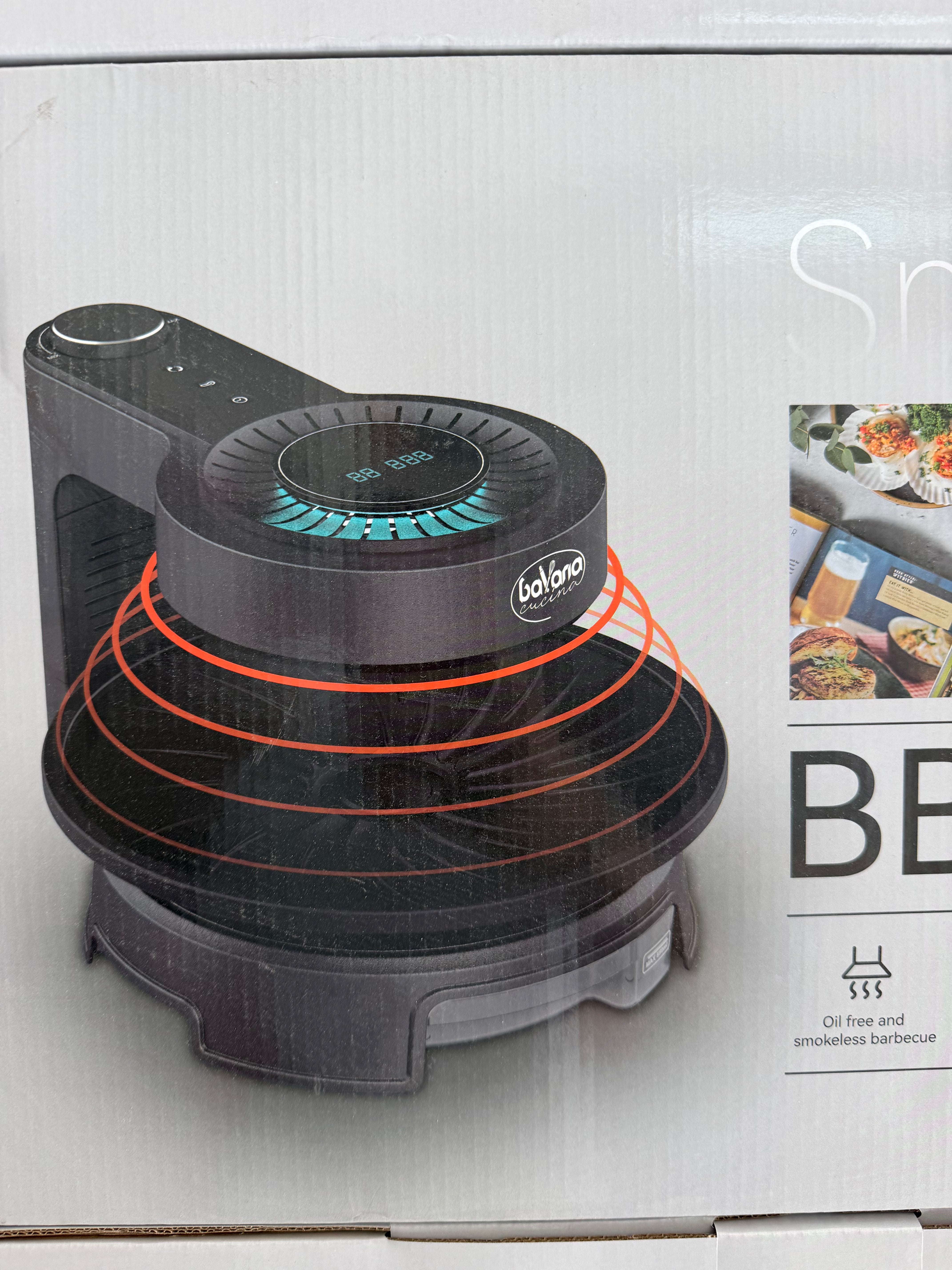 barbecue torrefazione 360 gradi 3D raggi infrarossi Barbecue coreano Griglia elettrica senza fumo Barbecue portatile per interni