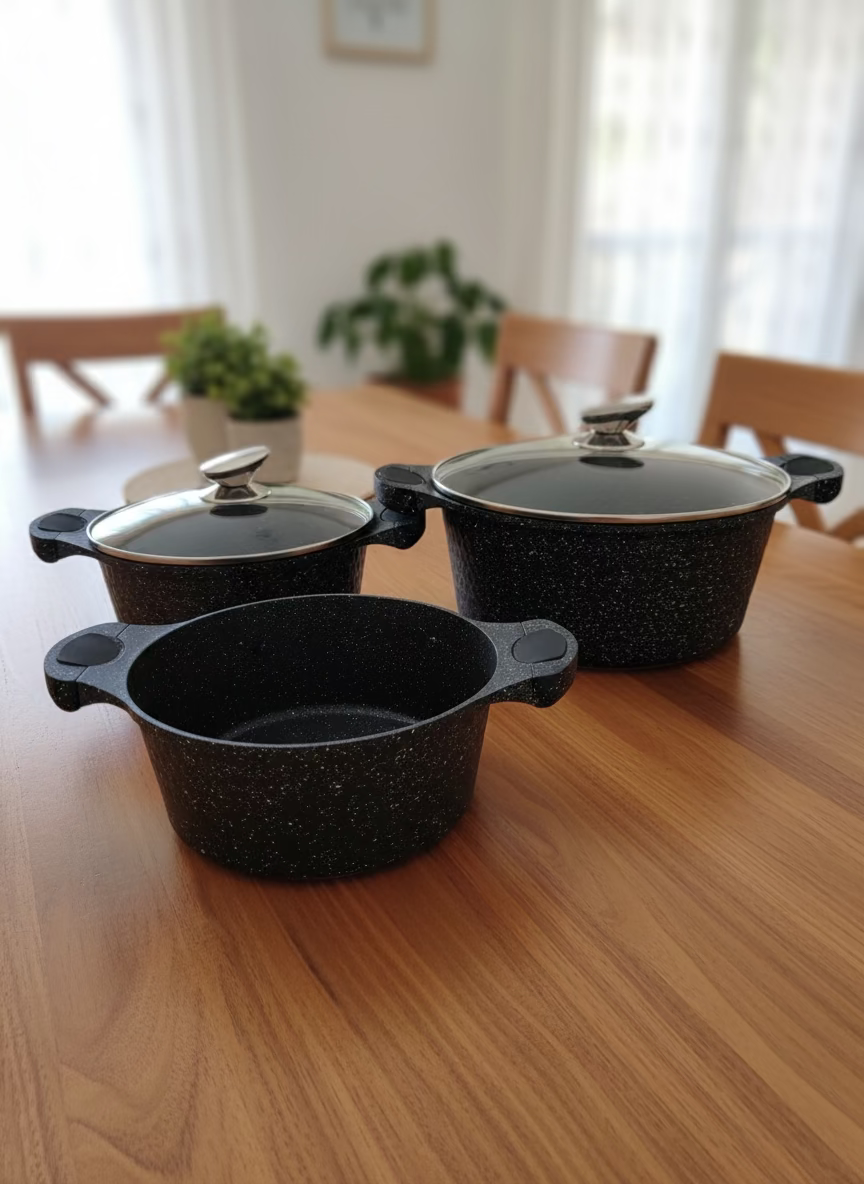 Casseruole In Pietra Lavica 20 CM 24CM 28CM ottime per tutti i piani di cottura