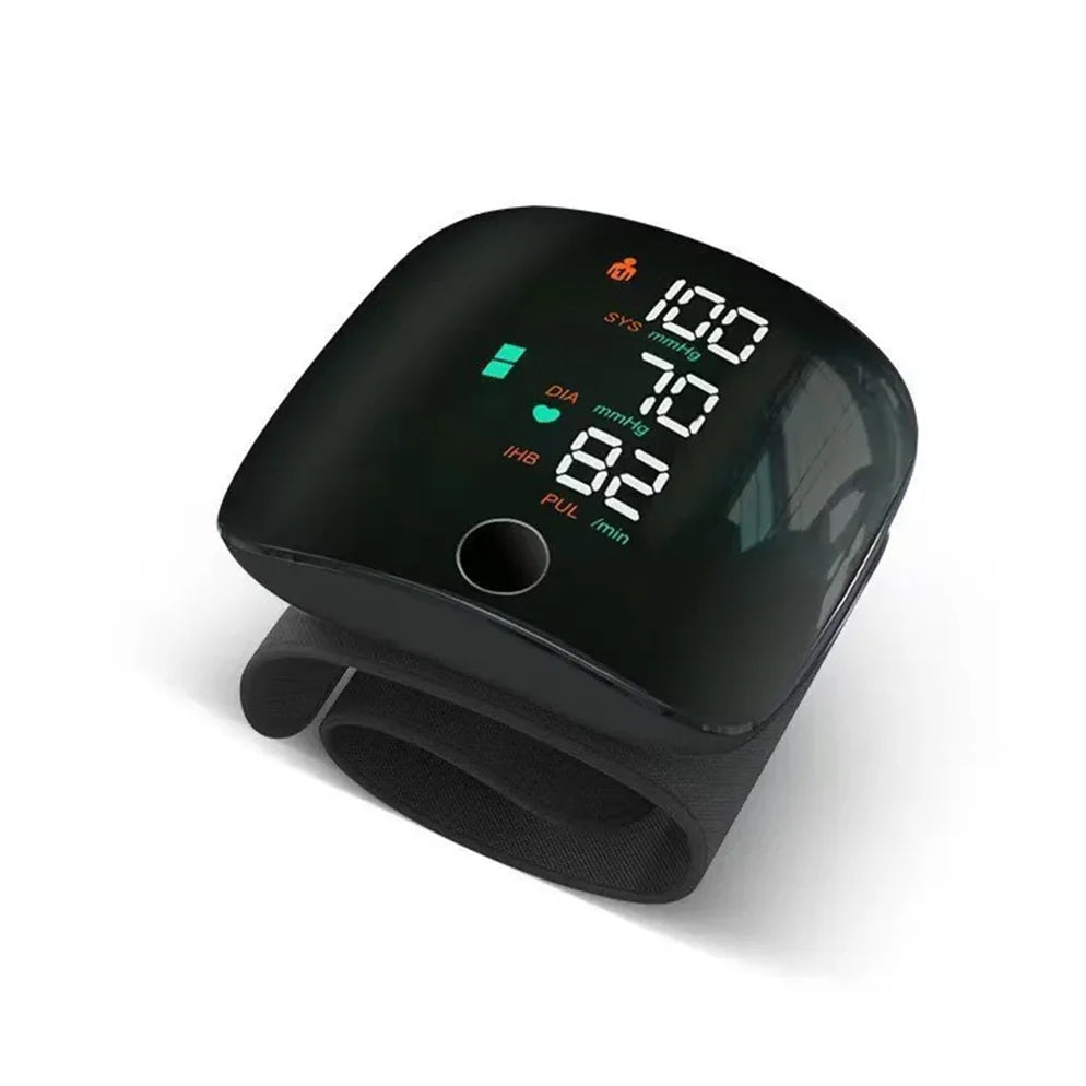 Misuratore di Pressione da Polso con Schermo LED e Voce in Italiano