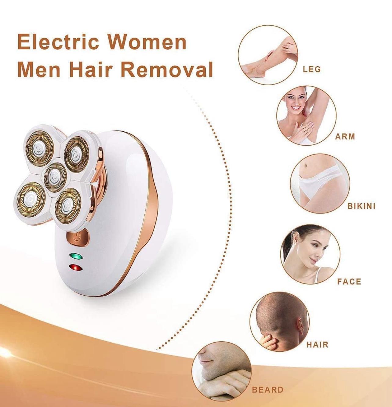 Female electric razor epilator