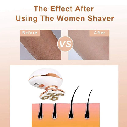 Female electric razor epilator