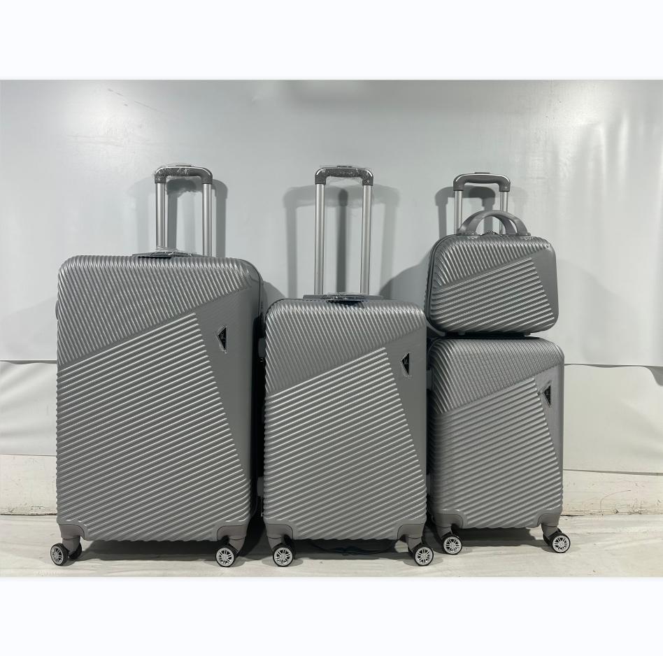 Set Da 3 Valigie Trolley Ormi WavyLine in ABS Rigido Ultra Leggero - Piccola, Media e Grande