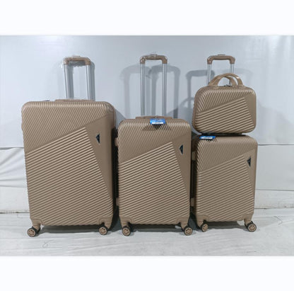 Set Da 3 Valigie Trolley Ormi WavyLine in ABS Rigido Ultra Leggero - Piccola, Media e Grande