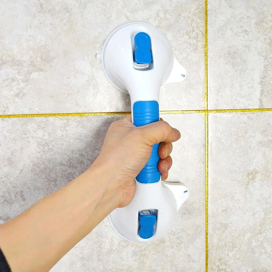 Suction cup handrail, bathroom safety