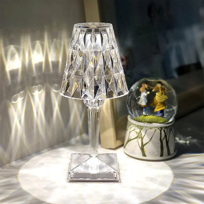 Crystal touch effect lamp 