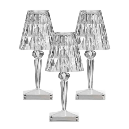 Crystal touch effect lamp 