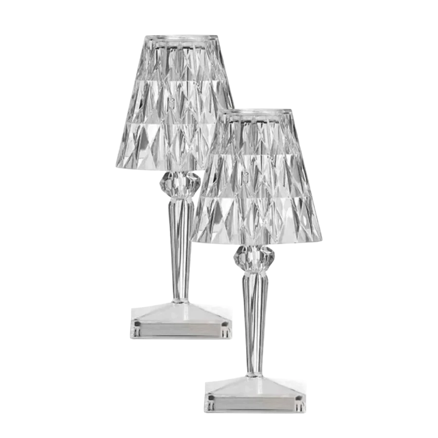 Crystal touch effect lamp 