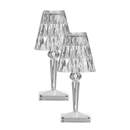 Crystal touch effect lamp 