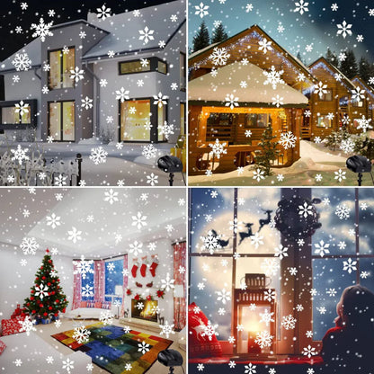 Outdoor and indoor Christmas themed projector