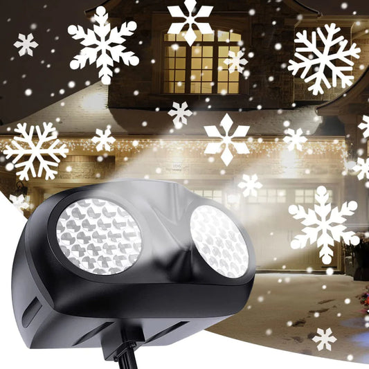 Outdoor and indoor Christmas themed projector