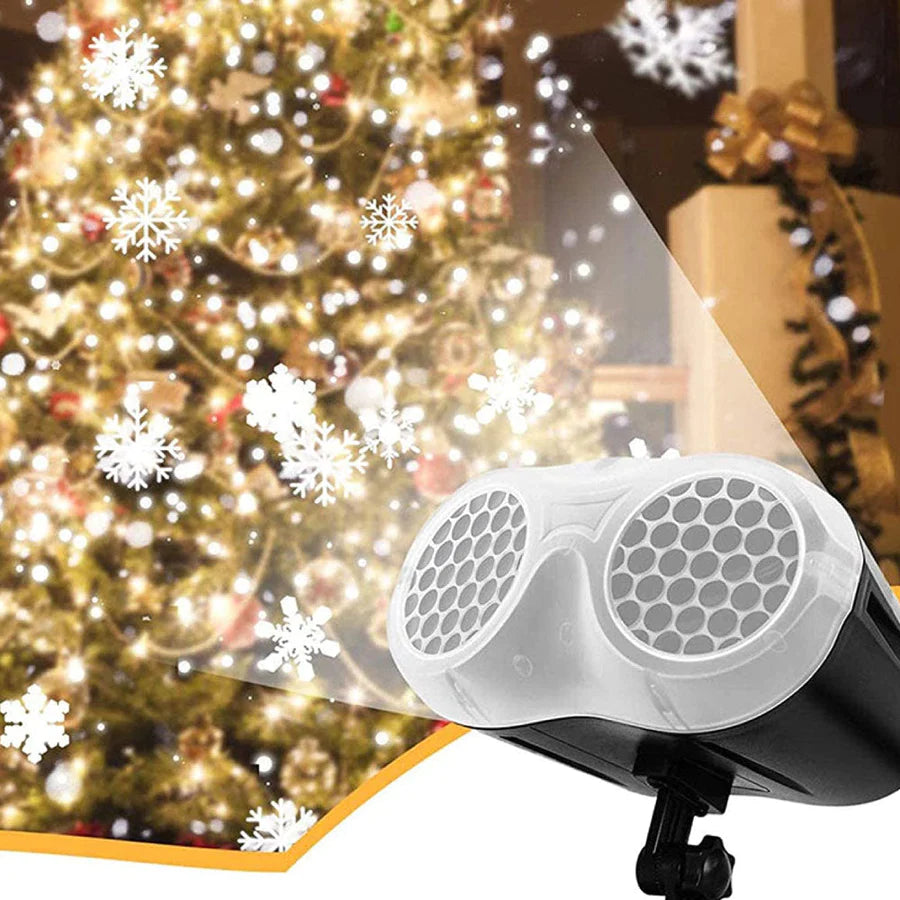 Outdoor and indoor Christmas themed projector