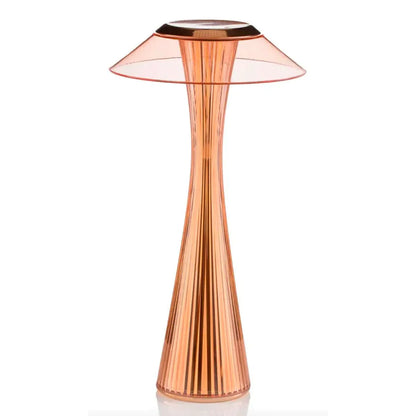 Modern copper table lamp