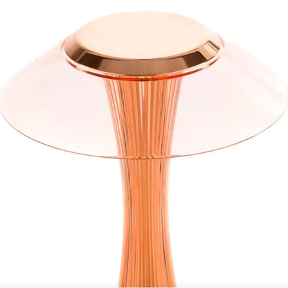 Modern copper table lamp