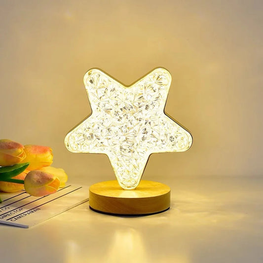 Star Lamp, Crystal Effect Lamp